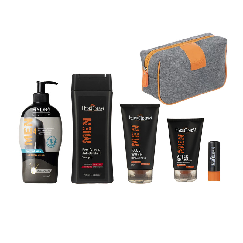 خرید و قیمت ست بهداشتی آقایان هیدرودرم کد 03 مجموعه 6 عددی