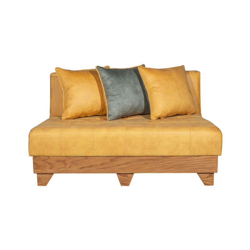 مبل دو نفره مدل ال کد 102-MR104-2/Y-GR-BR