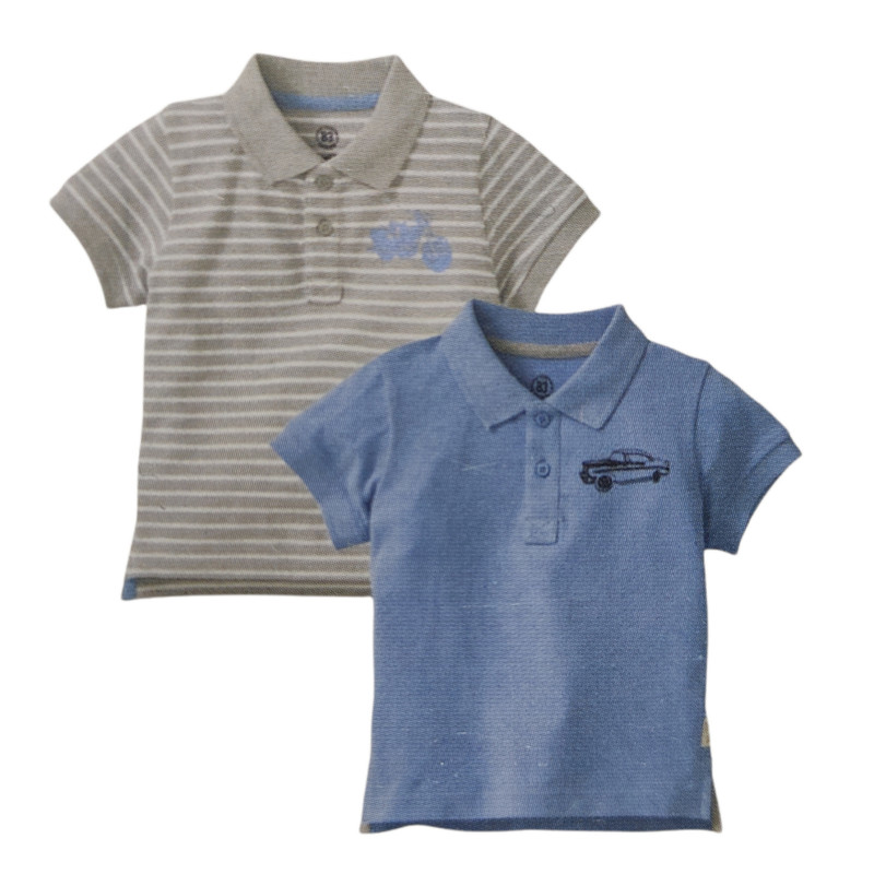 پولوشرت آستین کوتاه پسرانه لوپیلو مدل GS281 مجموعه 2 عددی