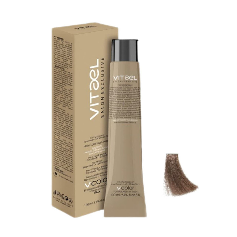 خرید و قیمت رنگ مو ویتائل شماره 7/72 حجم 100 میلی لیتر رنگ بلوند شکلاتی بنفش