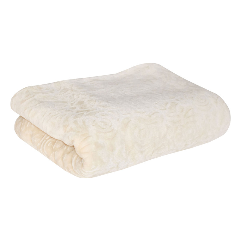 پتو گلبافت مدل فلورا کد 35098 سایز 150x220 سانتی متر