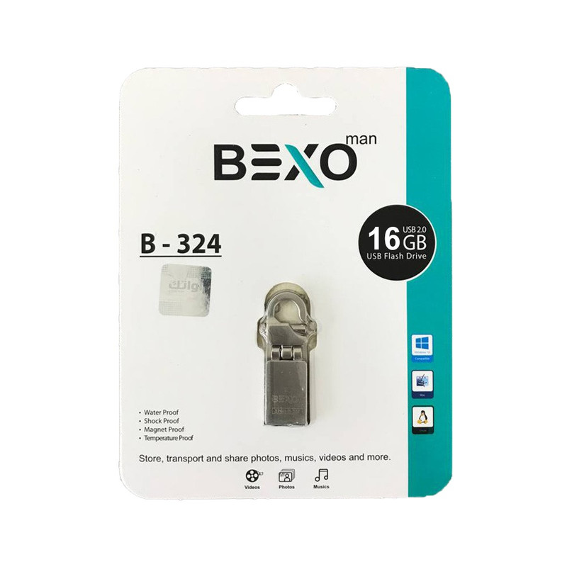 فلش مموری بکسو مدل B-324 ظرفیت 16 گیگابایت
