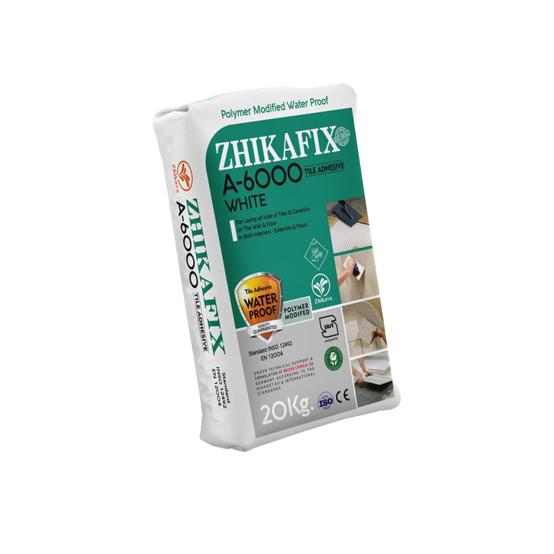 چسب کاشی ژیکاوا مدل ژیکافیکس 6000 وزن 20 کیلوگرم