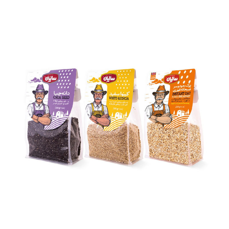 غلات صنایع غذایی سالیان مجموعه 3 عددی
