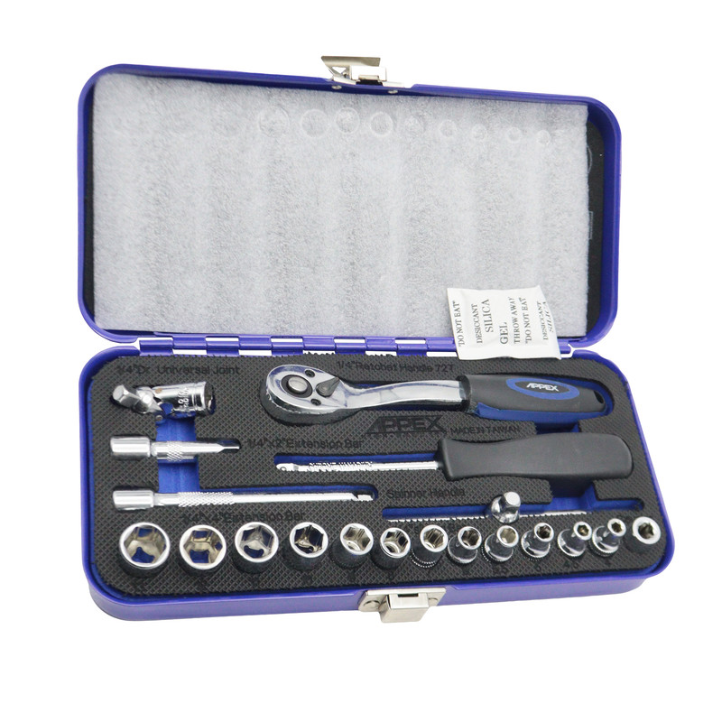 خرید و قیمت آچار بکس اپکس مدل YP-1/4DRIVE-APX-1520 مجموعه 20 عددی