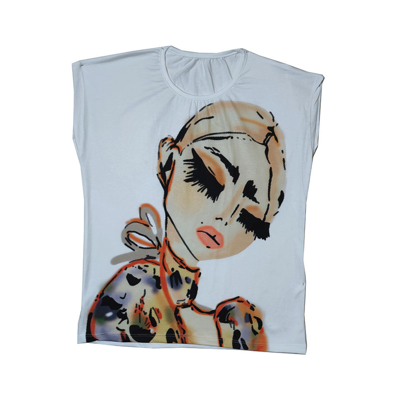 تی شرت دخترانه مدل نایس N2