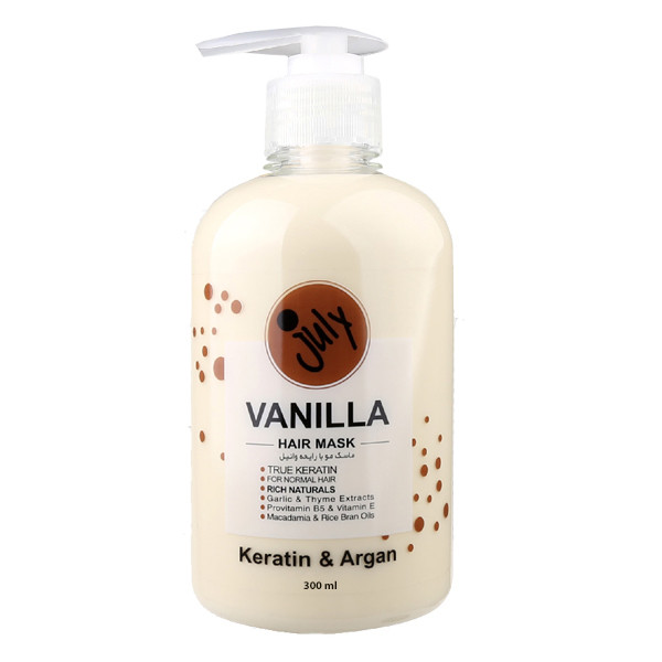 ماسک مو جولای مدل Vanila حجم 300 میلی لیتر