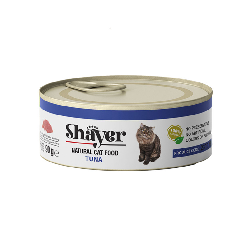 کنسرو غذای گربه شایر مدل پته ماهی وزن 110 گرم