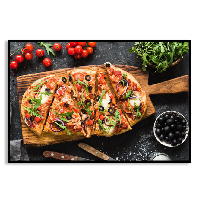 تابلو نوری بکلیت طرح پیتزا مدل B-D1050