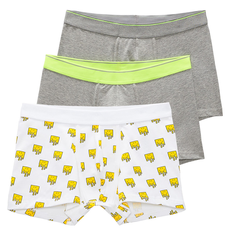 شورت مردانه مدل GR02-308 HAPPY مجموعه 3 عددی