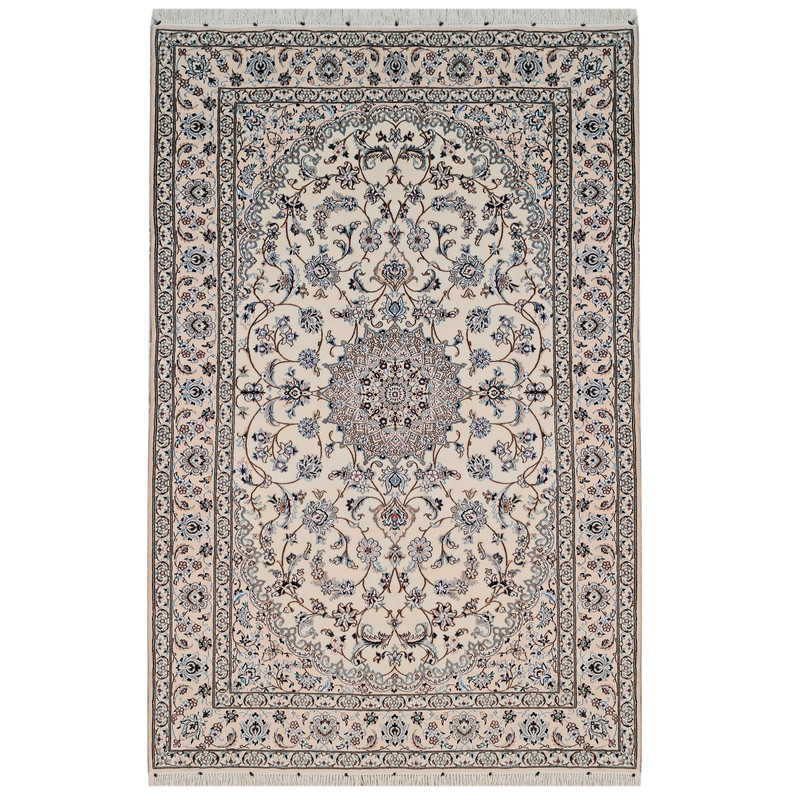 فرش دستبافت چهار و نیم متری مدل نایین کد 371