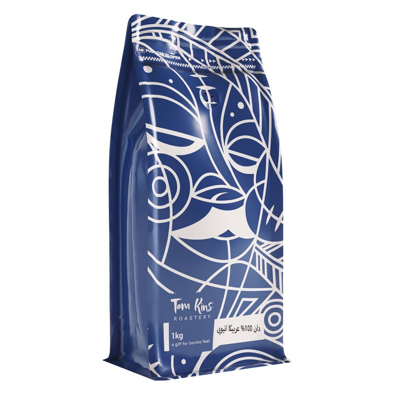 خرید و قیمت دانه قهوه عربیکا اتیوپی سینگل اورجین تام کینز - 1000 گرم