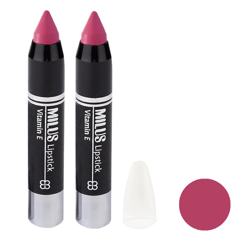 خرید و قیمت رژ لب مدادی میلوس شماره 22 مجموعه 2 عددی