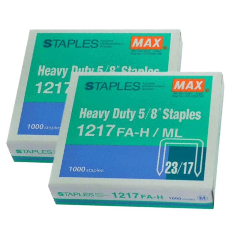 سوزن منگنه مکس کد 23.17.2000 سایز 23/17 بسته 2000 عددی