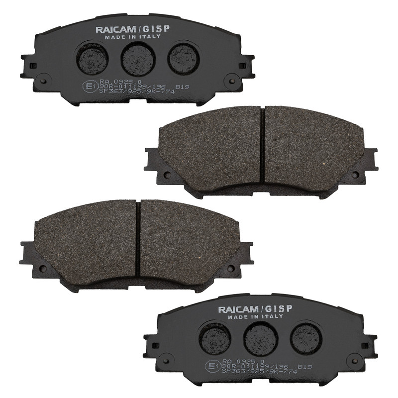 لنت ترمز جلو رایکام کد 09250 مناسب برای تویوتا کرولا