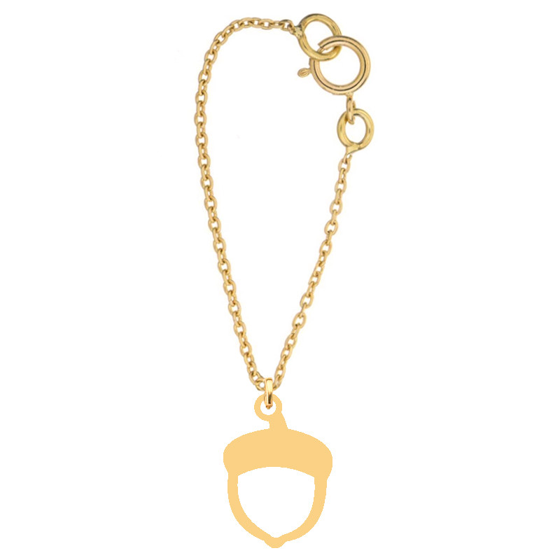 آویز ساعت طلا 18 عیار زنانه کرابو طرح بلوط مدل Kr9053