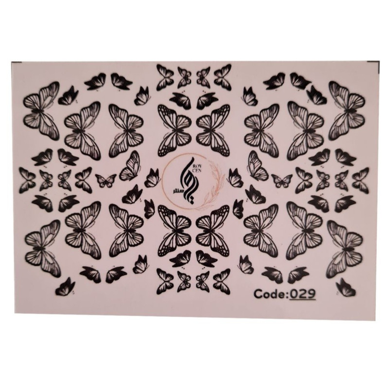 برچسب لنز ناخن رویاسنتر مدل 029LL