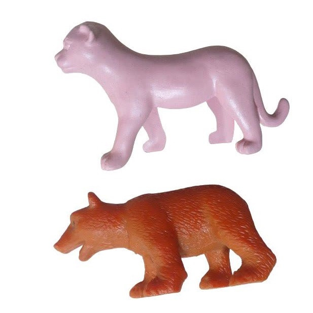 فیگور مدل ببر و خرس بسته 2 عددی