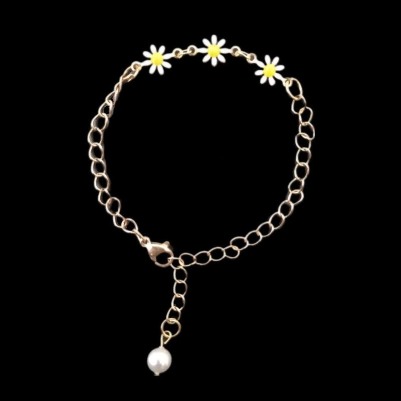 دستبند دخترانه مدل بابونه