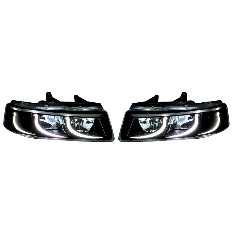 خرید و قیمت چراغ جلو خودرو گروه پژوهش صنعت مدرن مدل راهنما LED مناسب برای سمند بسته دو عددی