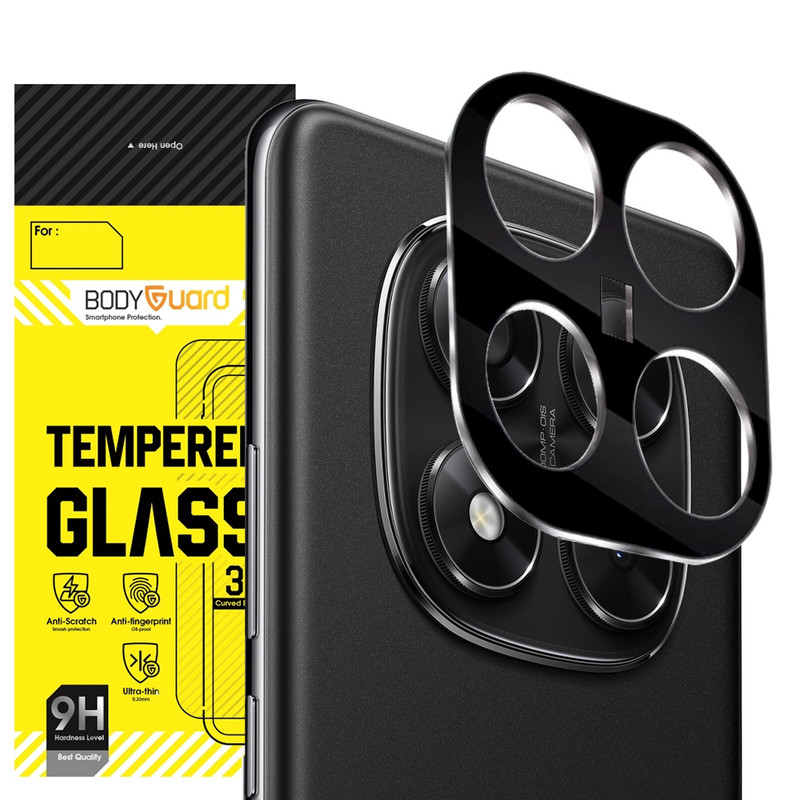 خرید و قیمت محافظ لنز دوربین بادیگارد مدل BLK مناسب برای گوشی موبایل شیائومی Redmi Note 14 Pro Plus