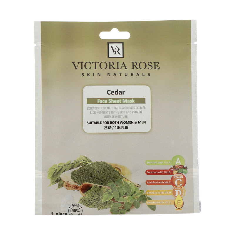 ماسک صورت ویکتوریا رز مدل Cedar حجم 25 میلی لیتر