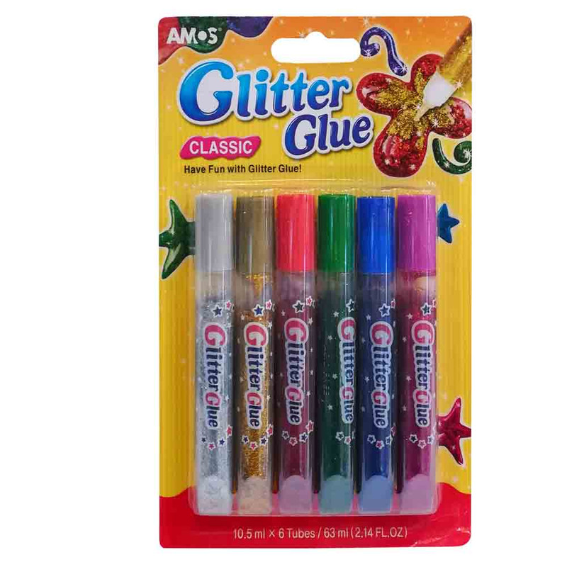 چسب اکلیلی آموس مدل کارتی کد 102475 بسته 6 عددی