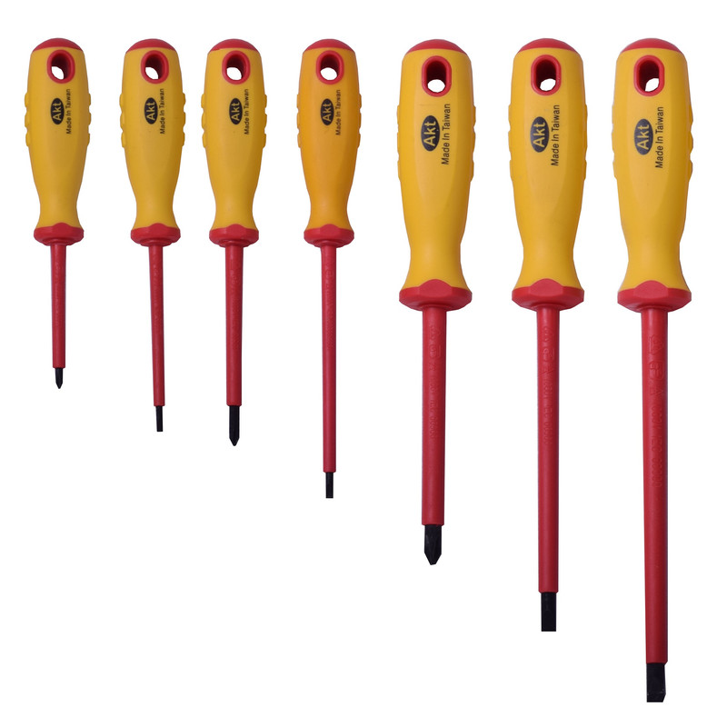 خرید و قیمت مجموعه 7 عددی پیچ گوشتی آ-کرافت مدل VDE-65001