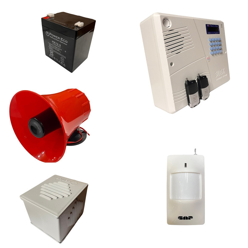 خرید و قیمت سیستم امنیتی دزدگیر بیسیم سایلکس مدل SG8-S