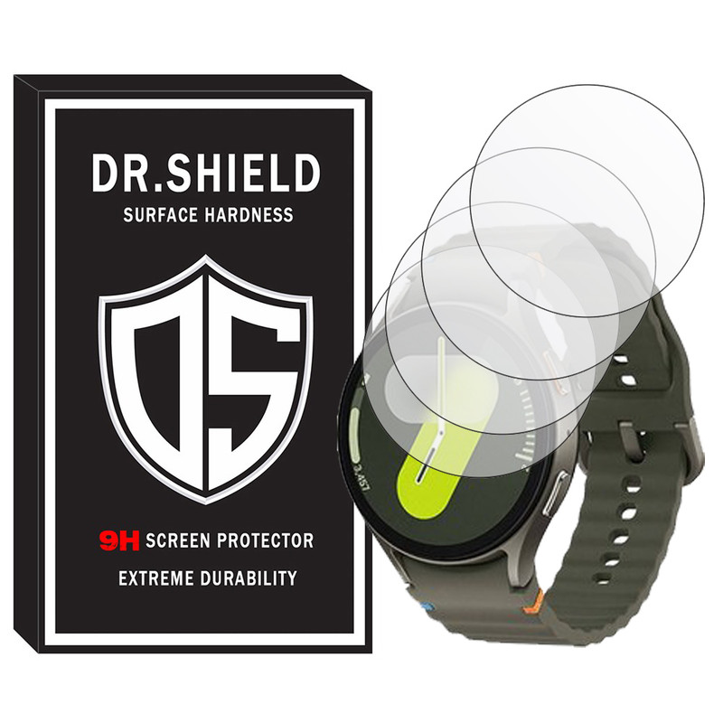 خرید و قیمت محافظ صفحه نمایش دکتر شیلد مدل DR-GL مناسب برای ساعت هوشمند سامسونگ Galaxy watch 7Ultra 40mm بسته چهار عددی