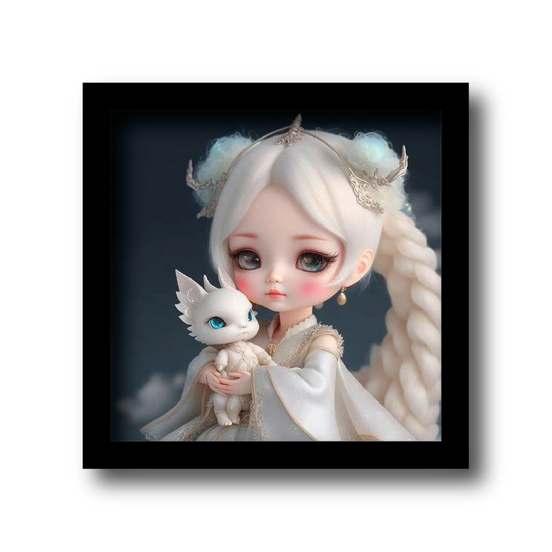 تابلو
کودک مدل دختر و اژدها کد km-548iww