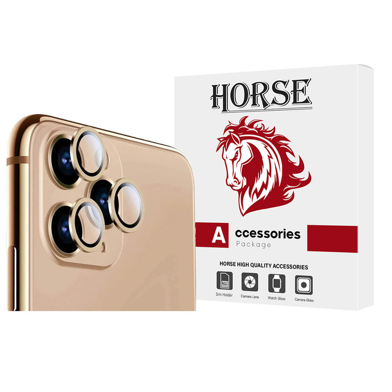 محافظ لنز دوربین هورس مدل RINGHOR مناسب برای گوشی موبایل اپل iPhone 11 Pro Max