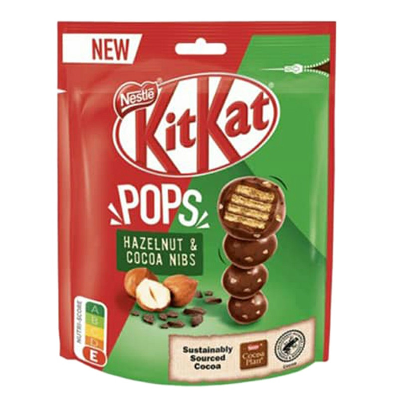 شکلات کیت کت پاپس شکلات شیری و فندق نستله - 110 گرم