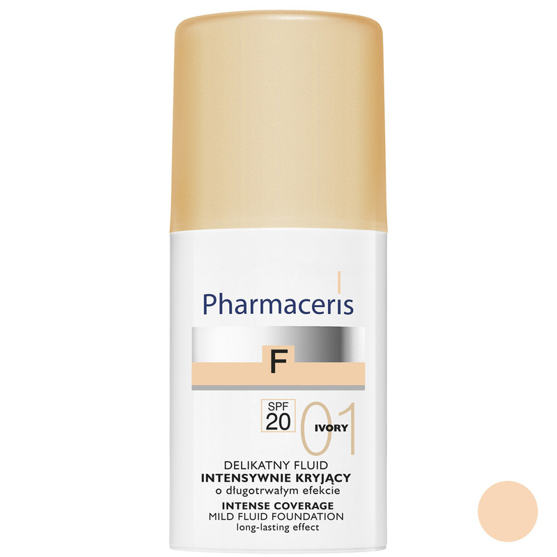 خرید و قیمت کرم پودر فارماسریز سری Ivory مدل Intense Coverage SPF20حجم 30 میلی لیتر