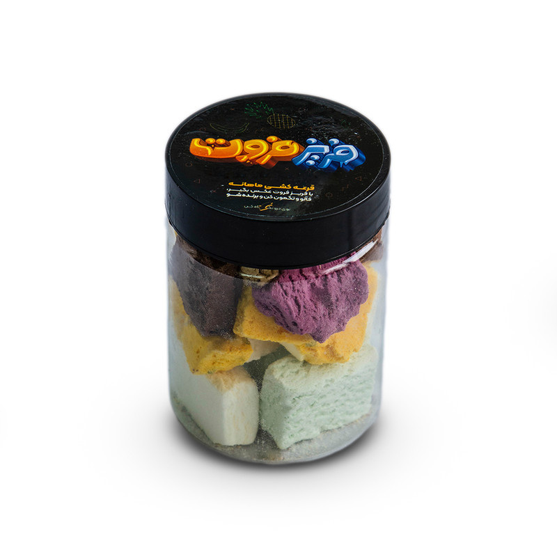 بستنی خشک پفکی مخلوط فریزفروت - 70 گرم