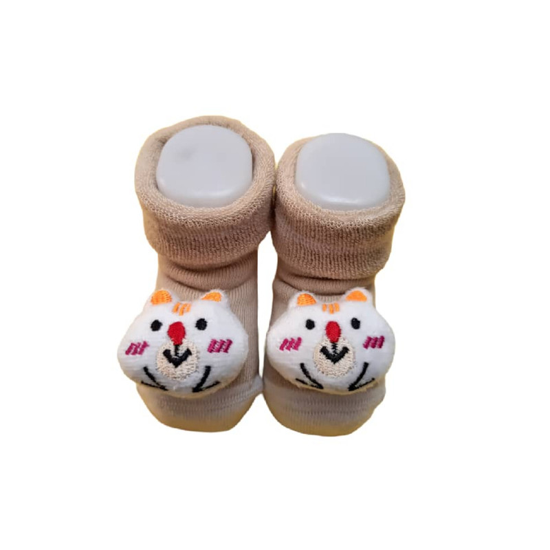 جوراب نوزادی پاوین مدل عروسکی