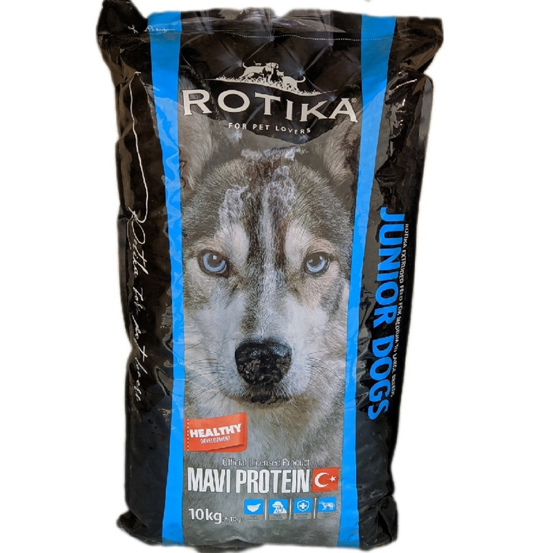 غذای خشک سگ روتیکا مدل نژاد بزرگ جونیور وزن 10 کیلوگرم
