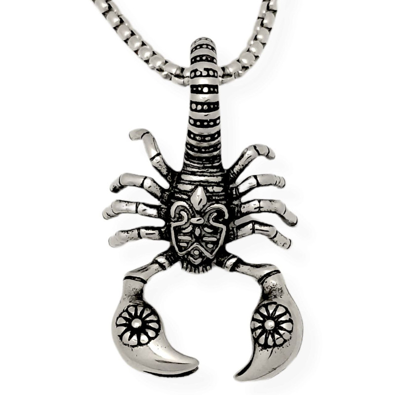 گردنبند مردانه مدل عقرب