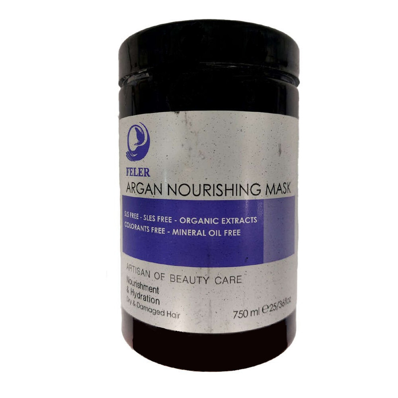 خرید و قیمت ماسک مو فلر مدل آرگان مناسب برای موهای خشک و آسیب دیده حجم 750 میلی لیتر
