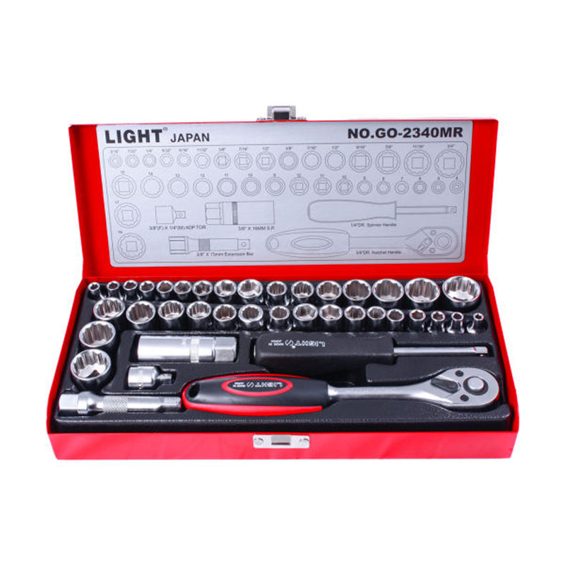 آچار بکس لایت مدل NO_GO40 مجموعه 40 عددی