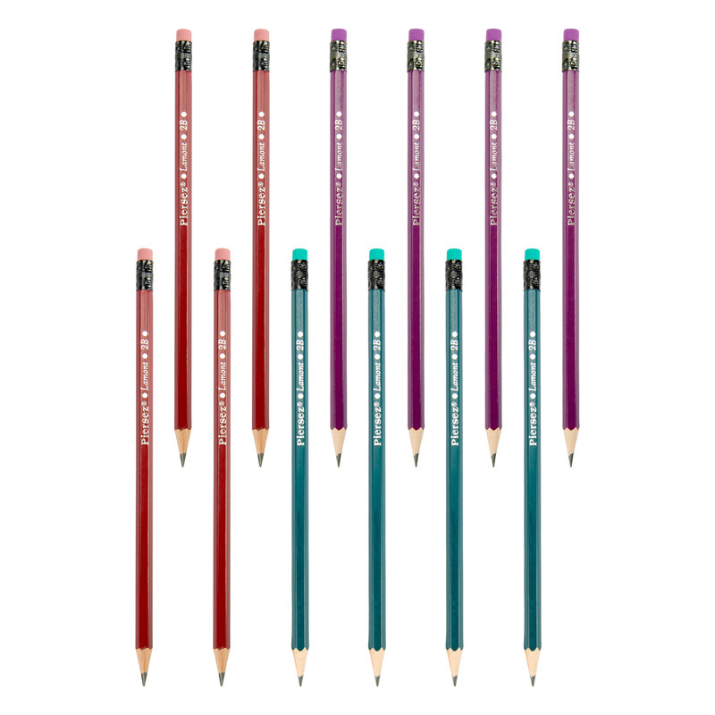 خرید و قیمت مداد مشکی پییرسز کد PZB0037 مدل لامونت بسته 12 عددی