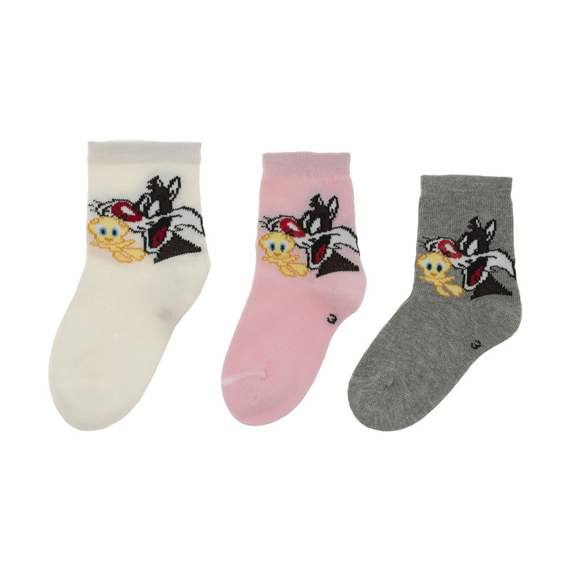 خرید و قیمت جوراب بچگانه جاستیفای مدل K0406041SO مجموعه 3 عددی