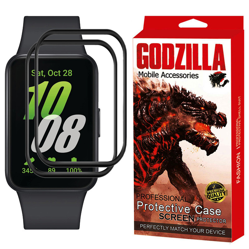 محافظ صفحه نمایش گودزیلا مدل PMMA مناسب برای ساعت هوشمند سامسونگ Galaxy Fit 3 بسته 2 عددی