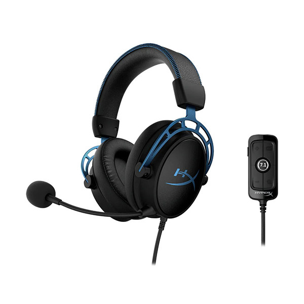 هدست مخصوص بازی هایپرایکس مدل HyperX CLOUD Alpha S Blue