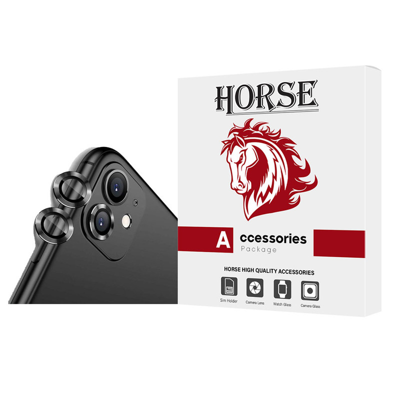 محافظ لنز دوربین هورس مدل RINGHOR مناسب برای گوشی موبایل اپل iPhone 11