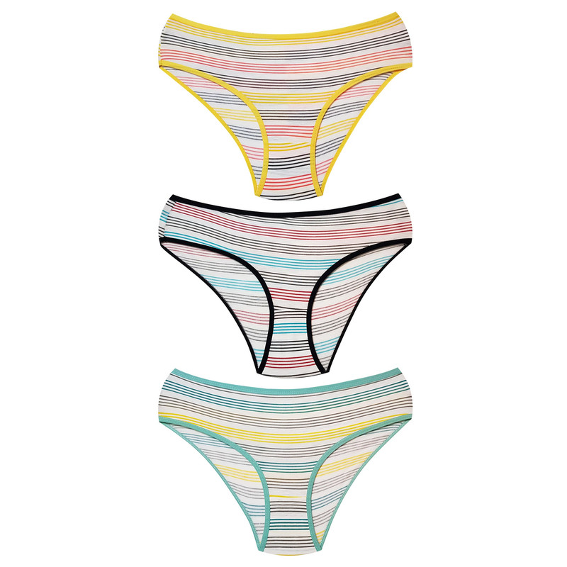 خرید و قیمت شورت زنانه ماییلدا مدل نخی راه راه کد 5073-1 بسته 3 عددی