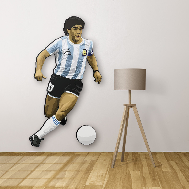 استیکر دیکوماس مدل طرح مارادونا آرژانتین مدل NWS102