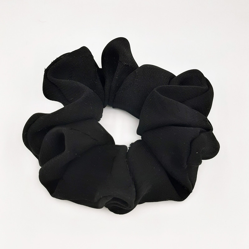 کش مو زنانه مدل اسکرانچی کرپ طرحدار کد R14