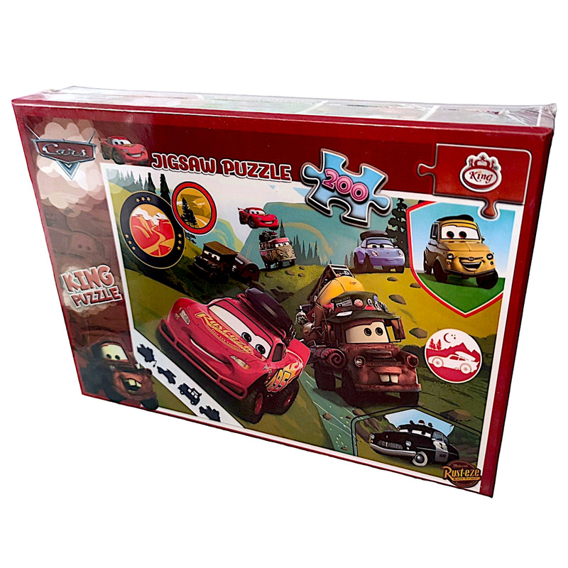 پازل 200 تکه کینگ مدل ماشین ها کد 8042