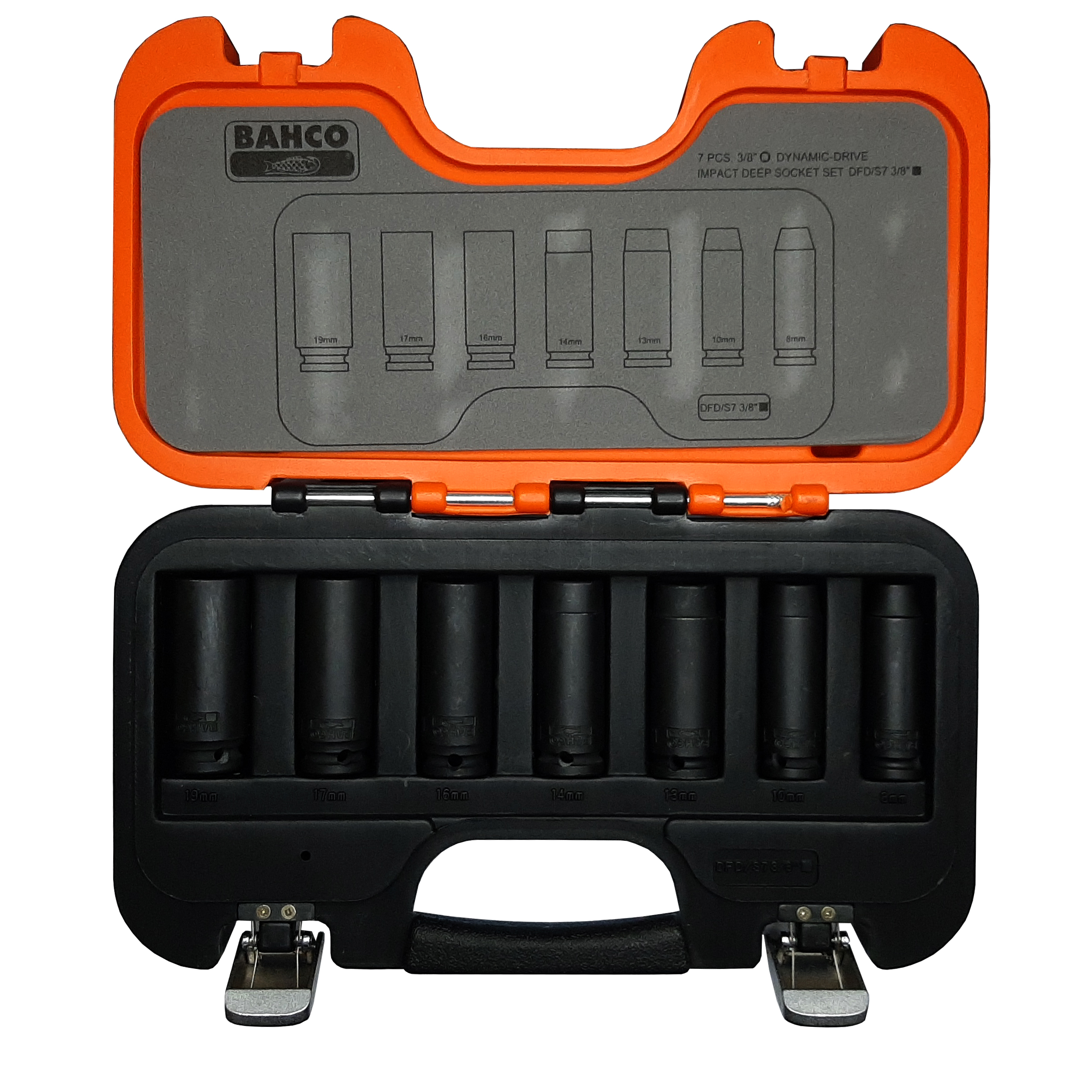 آچار بکس باهکو مدل DFD-S7 سایز 3/8 اینچ مجموعه 7 عددی